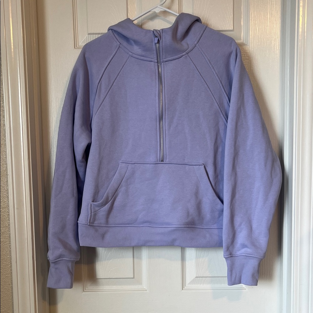 Danskin Lavender Half-Zip Hoodie Pullover